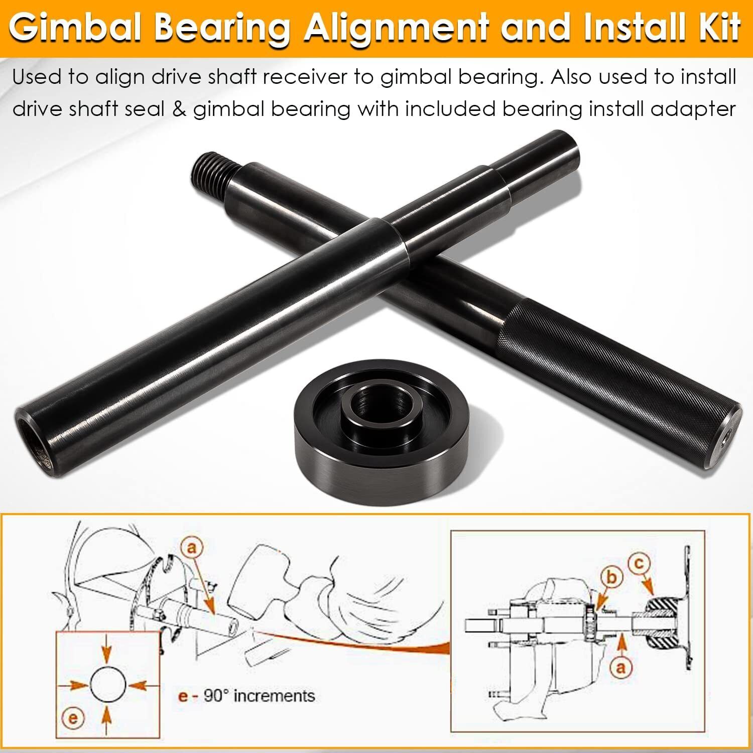For Mercruiser Alpha Bravo OMC & Volvo Gimbal Bearing Alignment Install Tool Kit