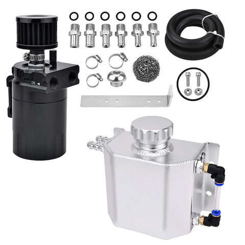 Universal 1L/2L Coolant Radiator Tank Overflow Tank Reservoir Expansion