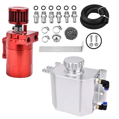 Universal 1L/2L Coolant Radiator Tank Overflow Tank Reservoir Expansion