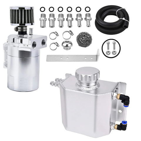 Universal 1L/2L Coolant Radiator Tank Overflow Tank Reservoir Expansion